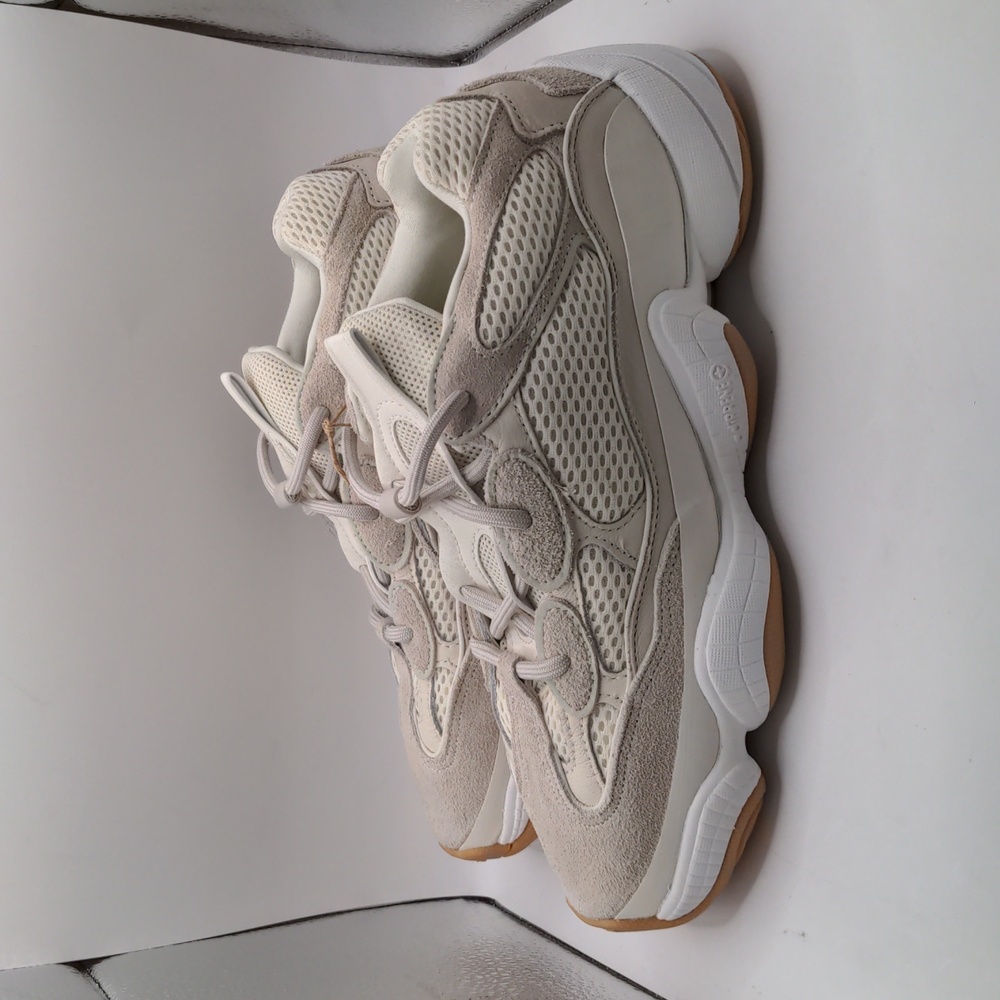 New Adidas Yeezy 500 Sneakers Stone Taupe ID1600 Sz 10 - Picture 3 of 11